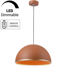Φωτιστικό Κρεμαστό Φ50cm LED 36W+20W 230V CCT με Controller EVELYN 